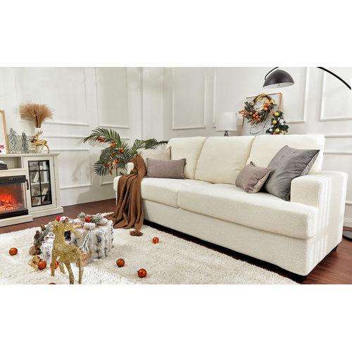AMERLIFE Sofa, Deep Seat SofaContemporary Sofa Couch, 97" Wide 3